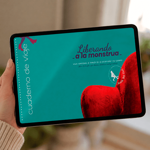 Cuaderno de Viaje Liberando a la Monstrua Tablet Cuaderno de Viaje Liberando a la Monstrua Tablet